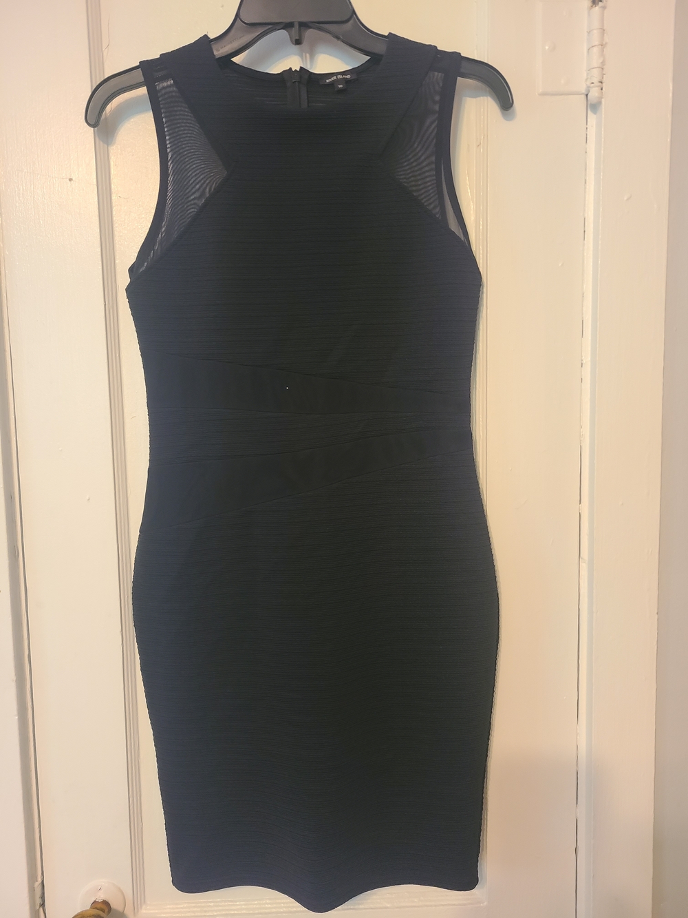 River Island‎ Black Sleeveless Midi Bodycon Dress